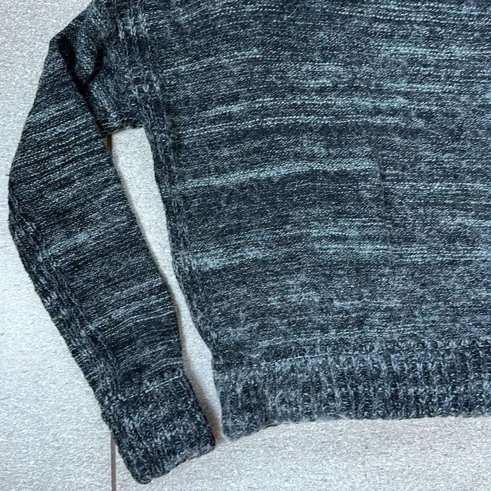 Free People In My Pocket Cropped Boxy Sweater w/ Pockets in Charcoal Grey XS - Picture 11 of 15